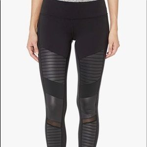 ALO Yoga Black Moto Leggings